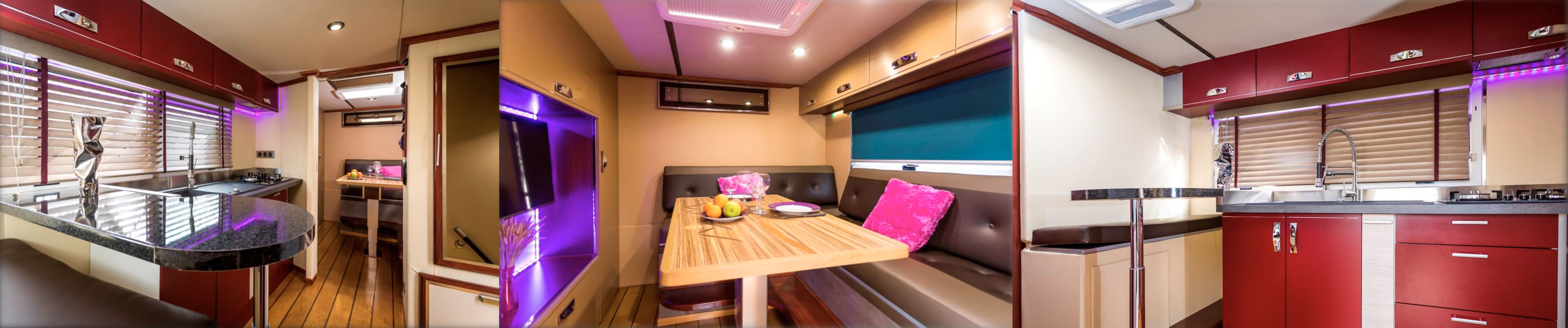 Interieur personalisation camping-car remorque food truck